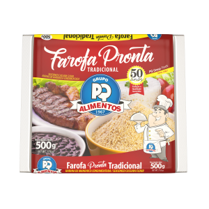 PQ Farofa Pronta Tradicional 500g