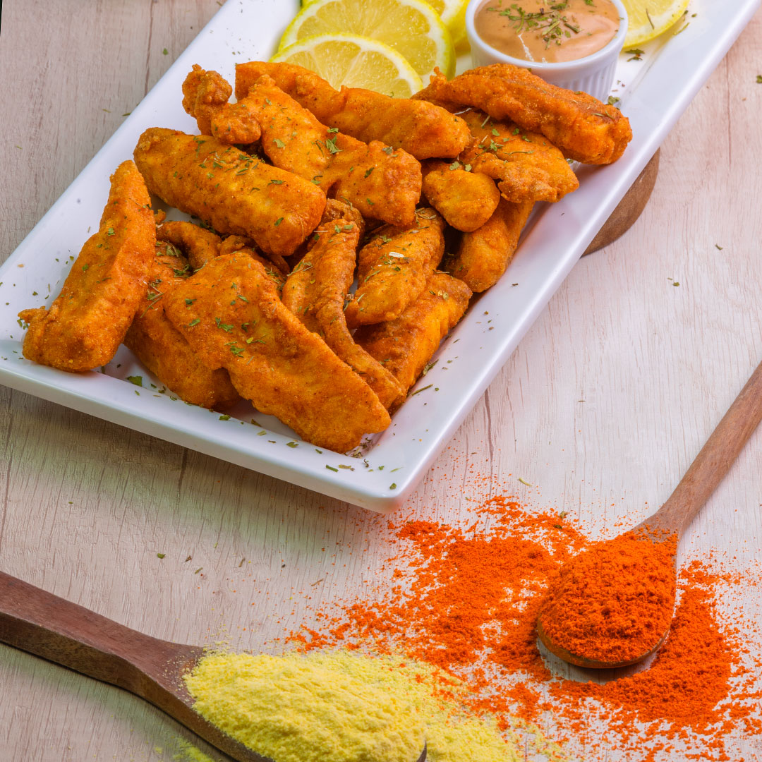 RECEITA Tilápia Empanada com Fubá e Especiarias Grupo PQ Alimentos